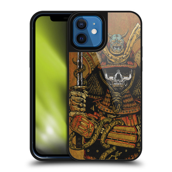 David Lozeau Colourful Grunge Samurai Gel Armour Case For Apple iPhone 12 / iPhone 12 Pro