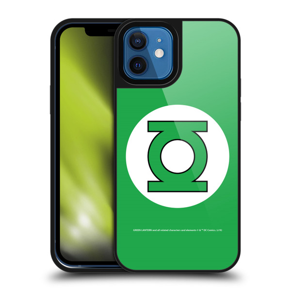 Green Lantern DC Comics Logos Classic Gel Armour Case For Apple iPhone 12 / iPhone 12 Pro
