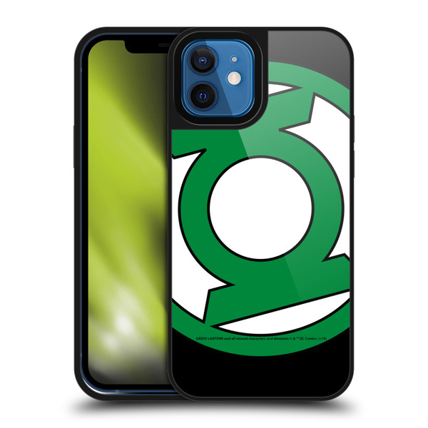Green Lantern DC Comics Logos Oversized Gel Armour Case For Apple iPhone 12 / iPhone 12 Pro