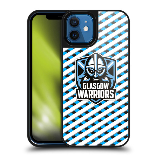 Glasgow Warriors Graphics Stripes Gel Armour Case For Apple iPhone 12 / iPhone 12 Pro