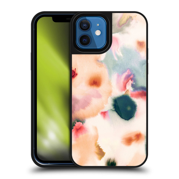 Ninola Pattern Abstract Watercolor Gel Armour Case For Apple iPhone 12 / iPhone 12 Pro