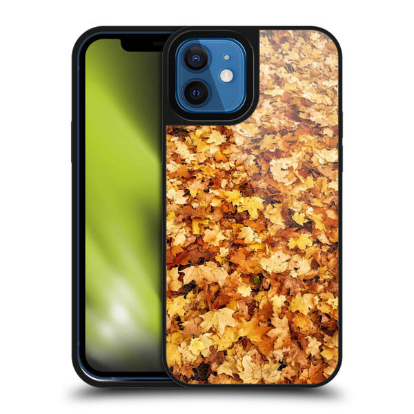 PLdesign Flowers And Leaves Fall Maple Gel Armour Case For Apple iPhone 12 / iPhone 12 Pro