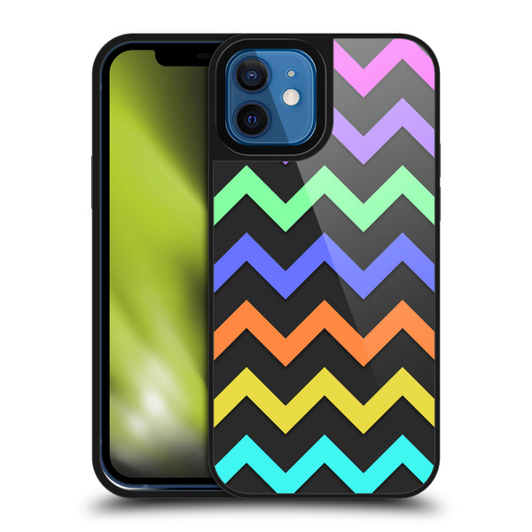 PLdesign Geometric Zigzag Gel Armour Case For Apple iPhone 12 / iPhone 12 Pro