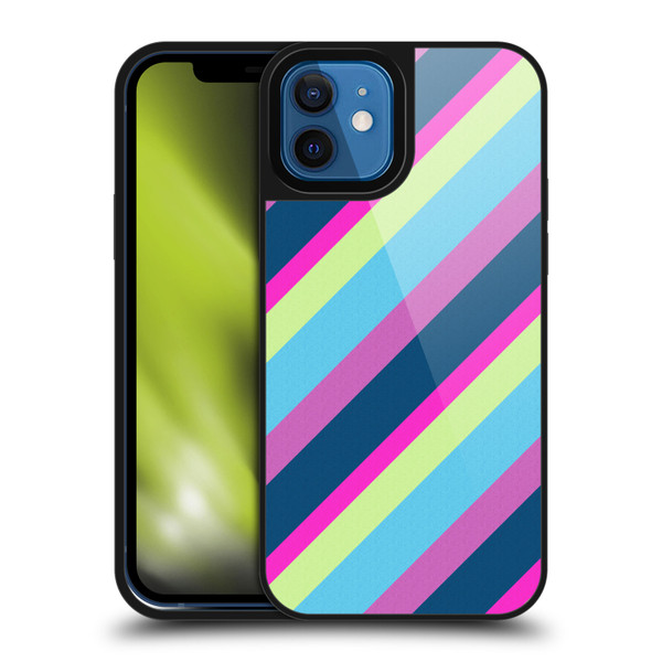 PLdesign Geometric Lines Gel Armour Case For Apple iPhone 12 / iPhone 12 Pro