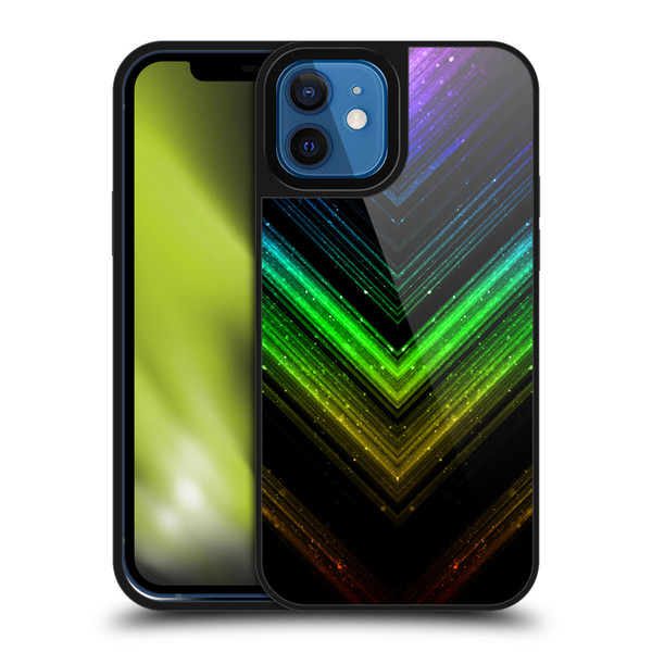 PLdesign Sparkly Metallic Rainbow Gel Armour Case For Apple iPhone 12 / iPhone 12 Pro