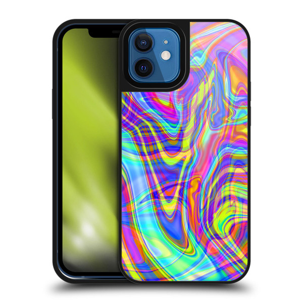 Suzan Lind Marble Illusion Rainbow Gel Armour Case For Apple iPhone 12 / iPhone 12 Pro