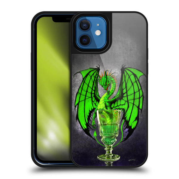 Stanley Morrison Dragons Absinthe Green Drink Gel Armour Case For Apple iPhone 12 / iPhone 12 Pro