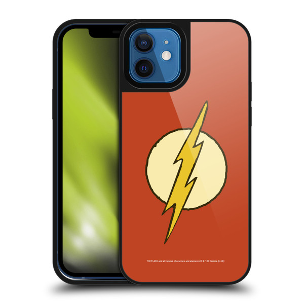 The Flash DC Comics Vintage Logo Gel Armour Case For Apple iPhone 12 / iPhone 12 Pro