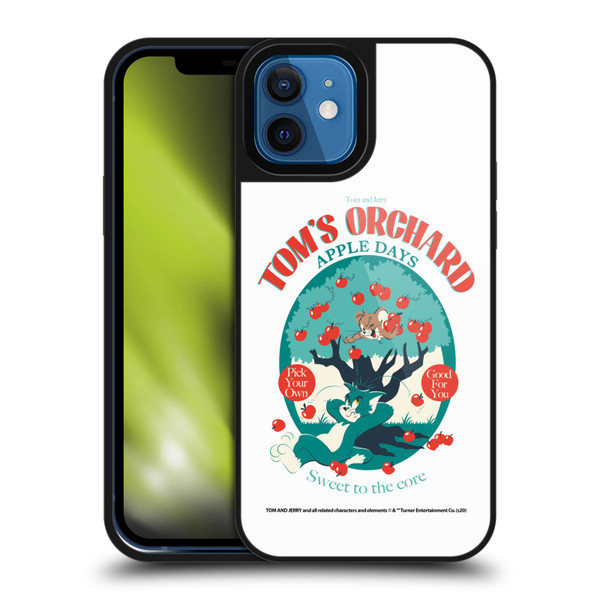Tom and Jerry Retro Orchard Gel Armour Case For Apple iPhone 12 / iPhone 12 Pro
