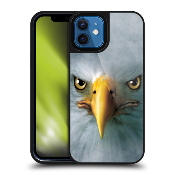 Vincent Hie Big Face Animals Eagle Gel Armour Case For Apple iPhone 12 / iPhone 12 Pro