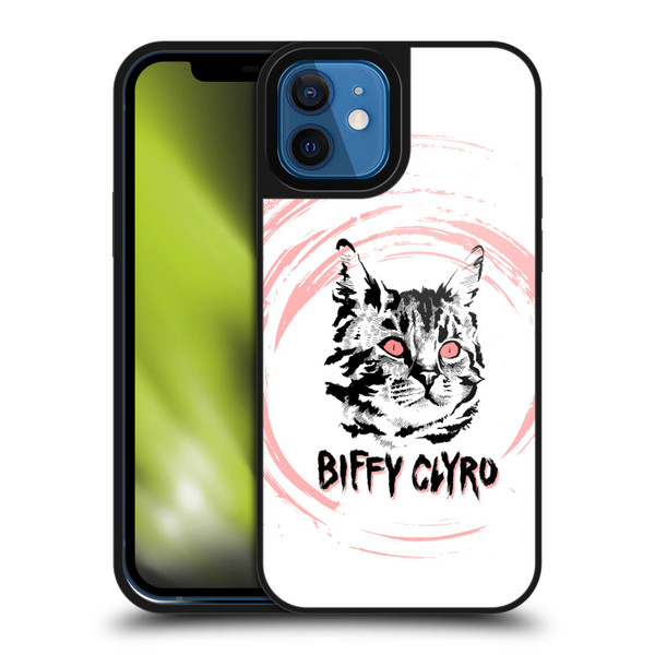 Biffy Clyro Graphics Cat Gel Armour Case For Apple iPhone 12 / iPhone 12 Pro