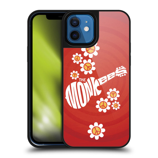 The Monkees Graphics Pattern In Red Gel Armour Case For Apple iPhone 12 / iPhone 12 Pro