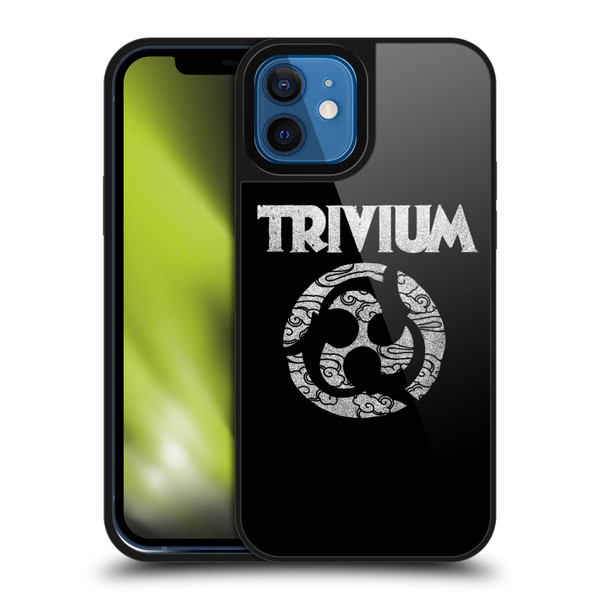 Trivium Graphics Swirl Logo Gel Armour Case For Apple iPhone 12 / iPhone 12 Pro
