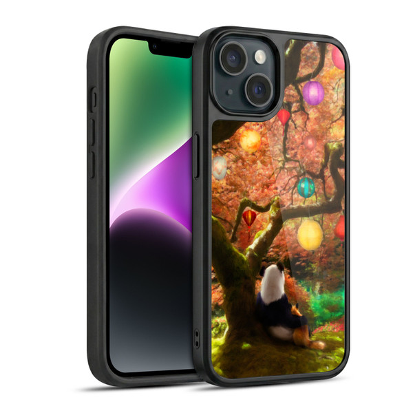 Aimee Stewart Fantasy Panda & Fox Gel Armour Case For Apple iPhone 14