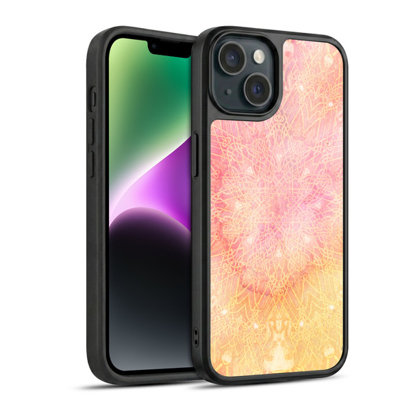 Aimee Stewart Mandala Pink Twinkle Gel Armour Case For Apple iPhone 14