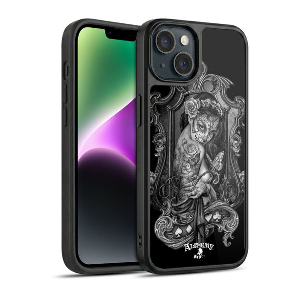Alchemy Gothic Graphic Art Widow Gel Armour Case For Apple iPhone 14