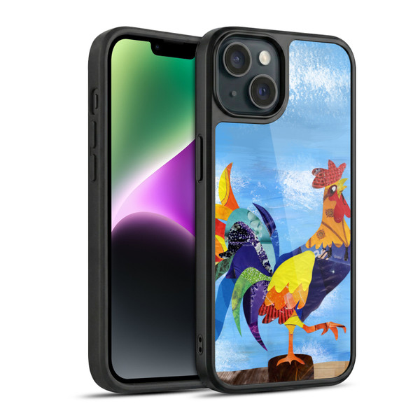 Artpoptart Animals Colorful Rooster Gel Armour Case For Apple iPhone 14