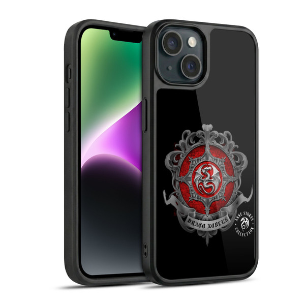Anne Stokes Fire Tribal Dragon Crest Gel Armour Case For Apple iPhone 14