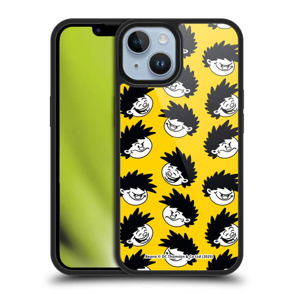 Beano Bananaman Patterns Dennis Head Gel Armour Case For Apple iPhone 14