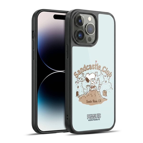 Peanuts Beach Snoopy Sand Castle Gel Armour Case For Apple iPhone 14 Pro Max