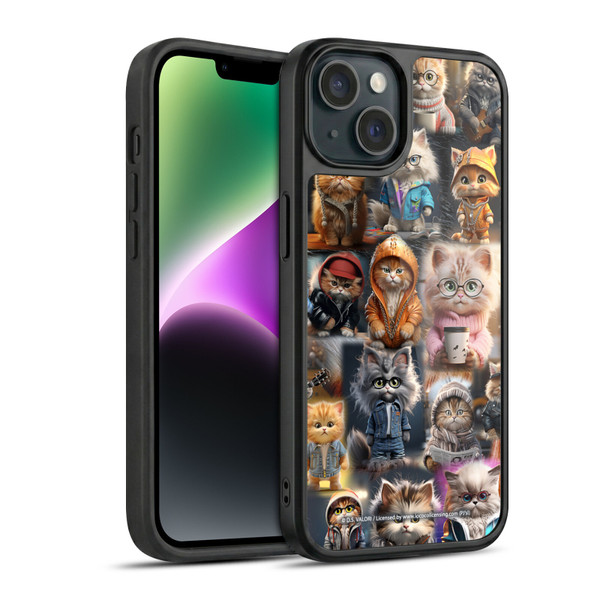 D.S. Valori Kitty And Puppy Kitty Kingdom Gel Armour Case For Apple iPhone 14