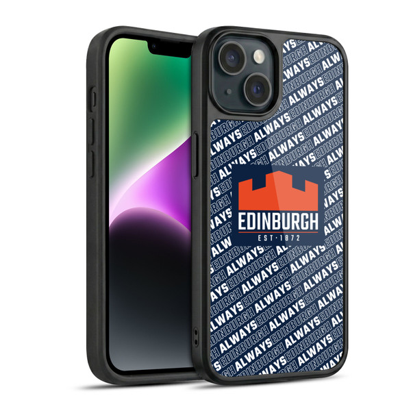 Edinburgh Rugby Graphics Logo Pattern Gel Armour Case For Apple iPhone 14