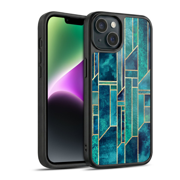 Elisabeth Fredriksson Geometric Design And Pattern Blue Skies Gel Armour Case For Apple iPhone 14