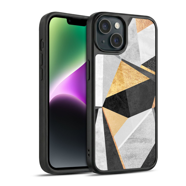 Elisabeth Fredriksson Geometric Design And Pattern Geometry Gold Gel Armour Case For Apple iPhone 14