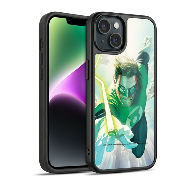 Green Lantern DC Comics Comic Book Covers Flight Gel Armour Case For Apple iPhone 14