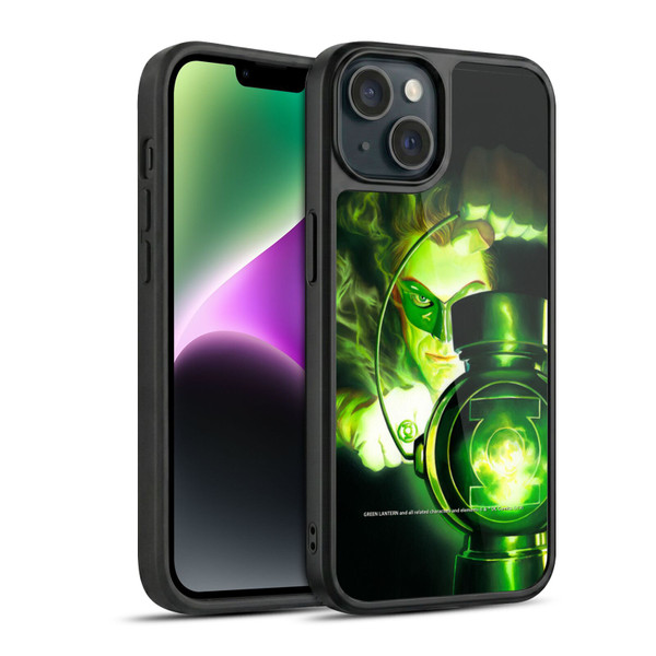 Green Lantern DC Comics Comic Book Covers Portrait Gel Armour Case For Apple iPhone 14