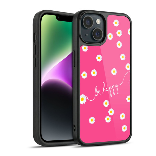 Monika Strigel Happy Daisy Hotpink Gel Armour Case For Apple iPhone 14