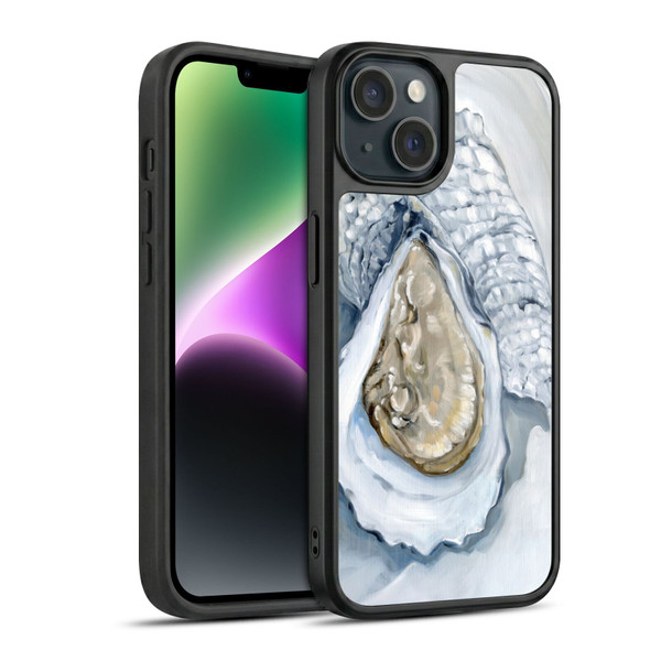 Paul Brent Sea Creatures Oyster White Gel Armour Case For Apple iPhone 14