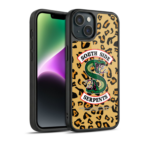 Riverdale South Side Serpents Leopard Logo Gel Armour Case For Apple iPhone 14