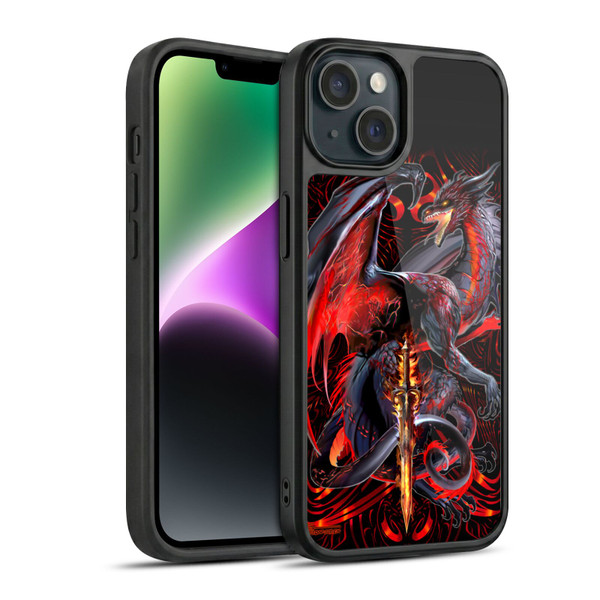 Ruth Thompson Dragons with Swords Widow Blade Gel Armour Case For Apple iPhone 14