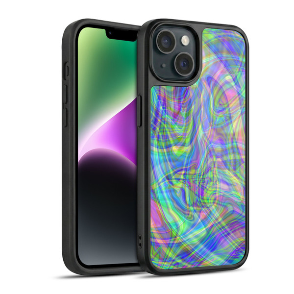 Suzan Lind Colours & Patterns Iridescent Abstract Gel Armour Case For Apple iPhone 14