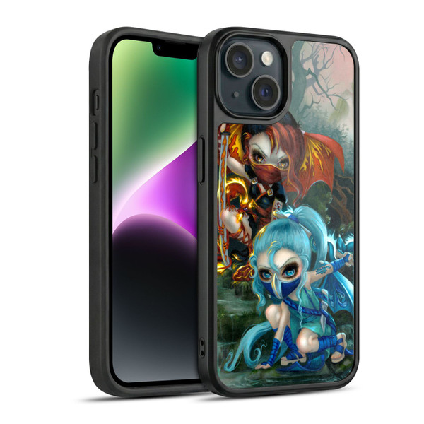 Strangeling Dragon Elemental Ninja Fairies Gel Armour Case For Apple iPhone 14