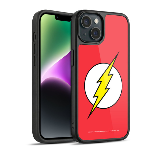 The Flash DC Comics Logo Plain Gel Armour Case For Apple iPhone 14