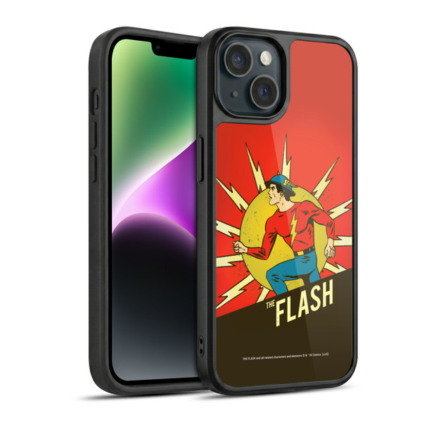 The Flash DC Comics Vintage Jay Garrick 2 Gel Armour Case For Apple iPhone 14