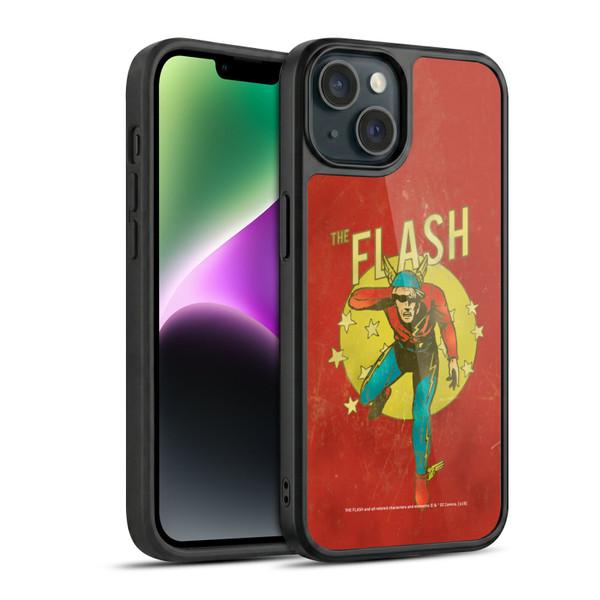 The Flash DC Comics Vintage Jay Garrick Gel Armour Case For Apple iPhone 14
