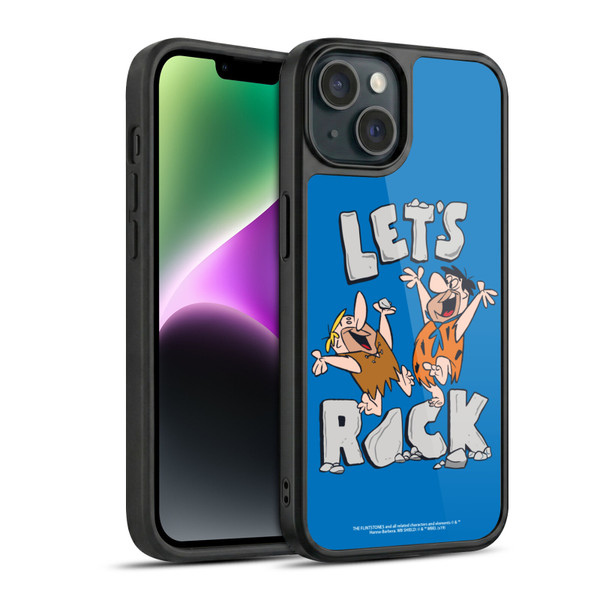 The Flintstones Graphics Fred And Barney Gel Armour Case For Apple iPhone 14