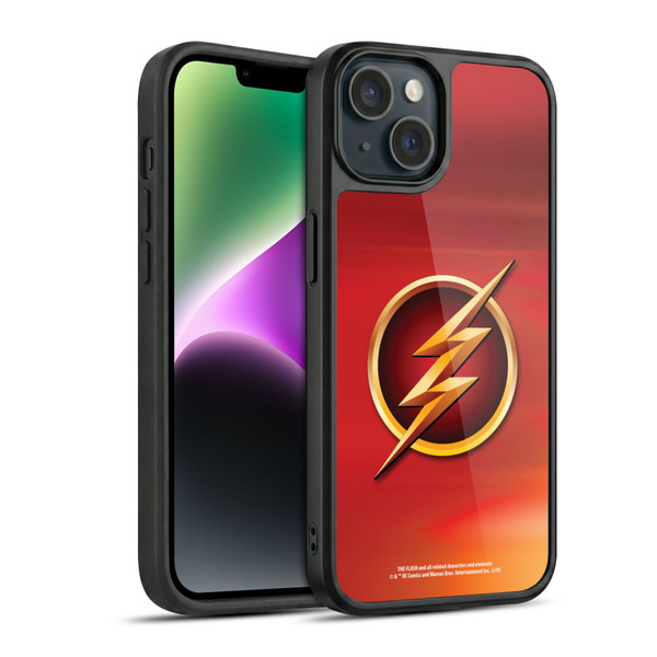 The Flash TV Series Logos Red Gel Armour Case For Apple iPhone 14