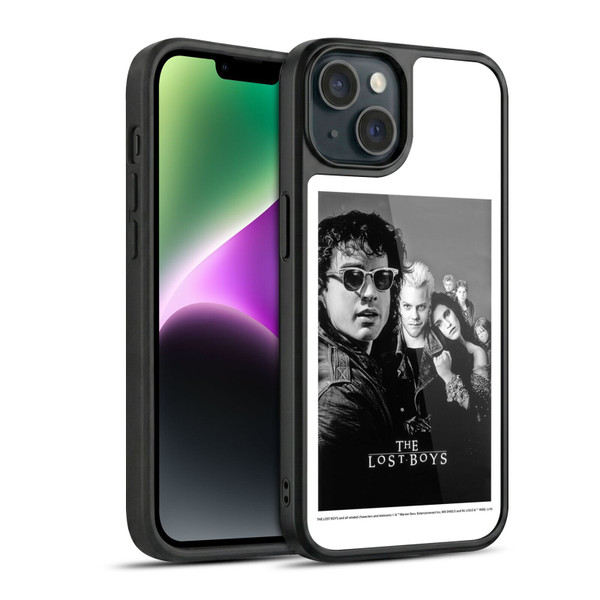 The Lost Boys Characters Poster Black And White Gel Armour Case For Apple iPhone 14