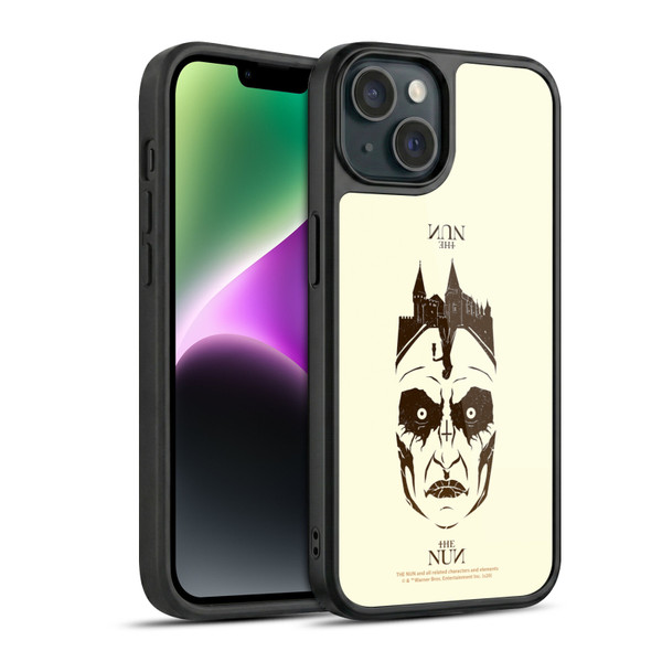 The Nun Valak Graphics Double Exposure 2 Gel Armour Case For Apple iPhone 14