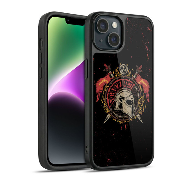 Trivium Graphics Knight Helmet Gel Armour Case For Apple iPhone 14