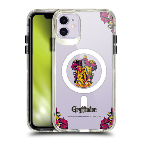 Harry Potter Houses Gryffindor SHOCKPROOF BUMPER CASE COMPATIBLE WITH Apple iPhone 11 & MAGSAFE
