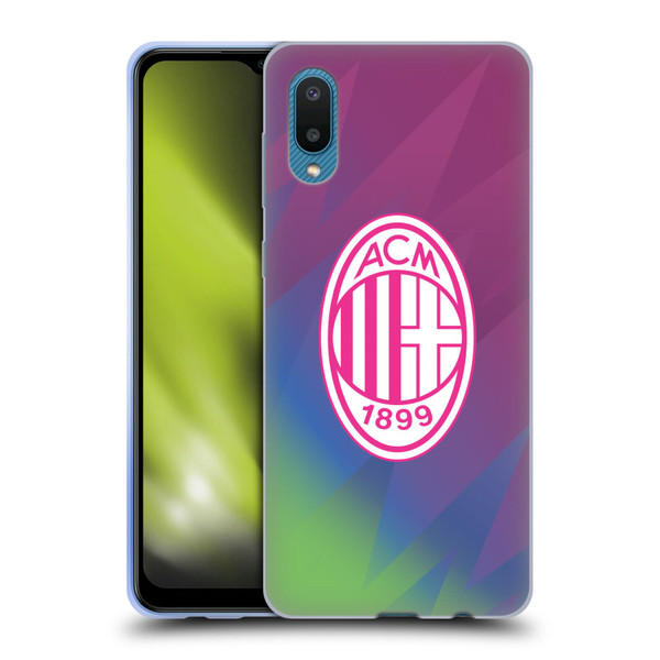 AC Milan 2023/24 Crest Kit Third Soft Gel Case for Samsung Galaxy A02/M02 (2021)