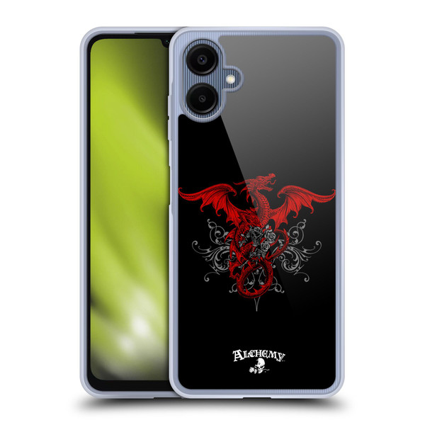 Alchemy Gothic Dragon Draco Rosa Soft Gel Case for Samsung Galaxy A06 4G / 5G