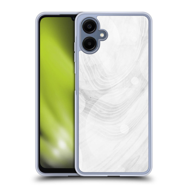 Alyn Spiller Marble White Soft Gel Case for Samsung Galaxy A06 4G / 5G