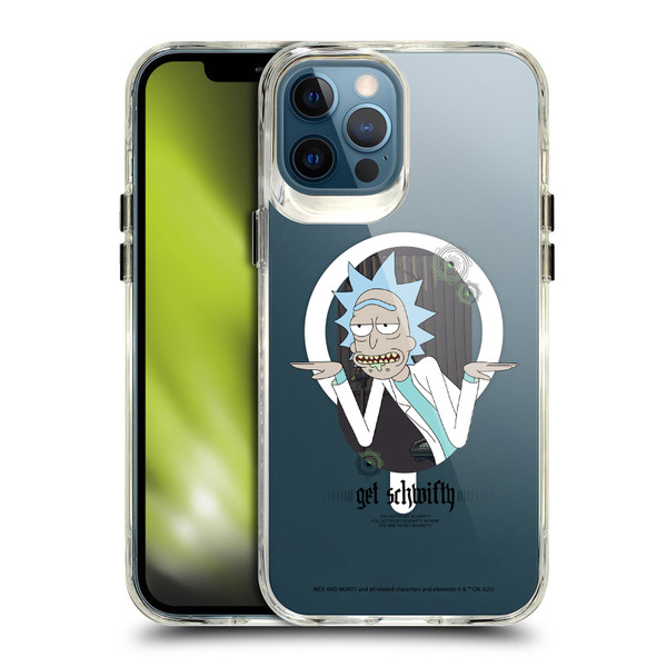 Rick And Morty Character Art Vibe SHOCKPROOF BUMPER CASE COMPATIBLE WITH Apple iPhone 12 Pro Max & MAGSAFE