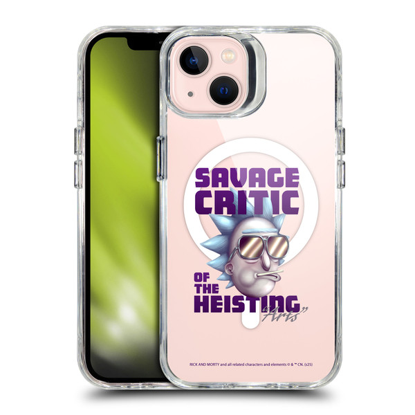 Rick And Morty Character Art Cool Rick SHOCKPROOF BUMPER CASE COMPATIBLE WITH Apple iPhone 13 & MAGSAFE